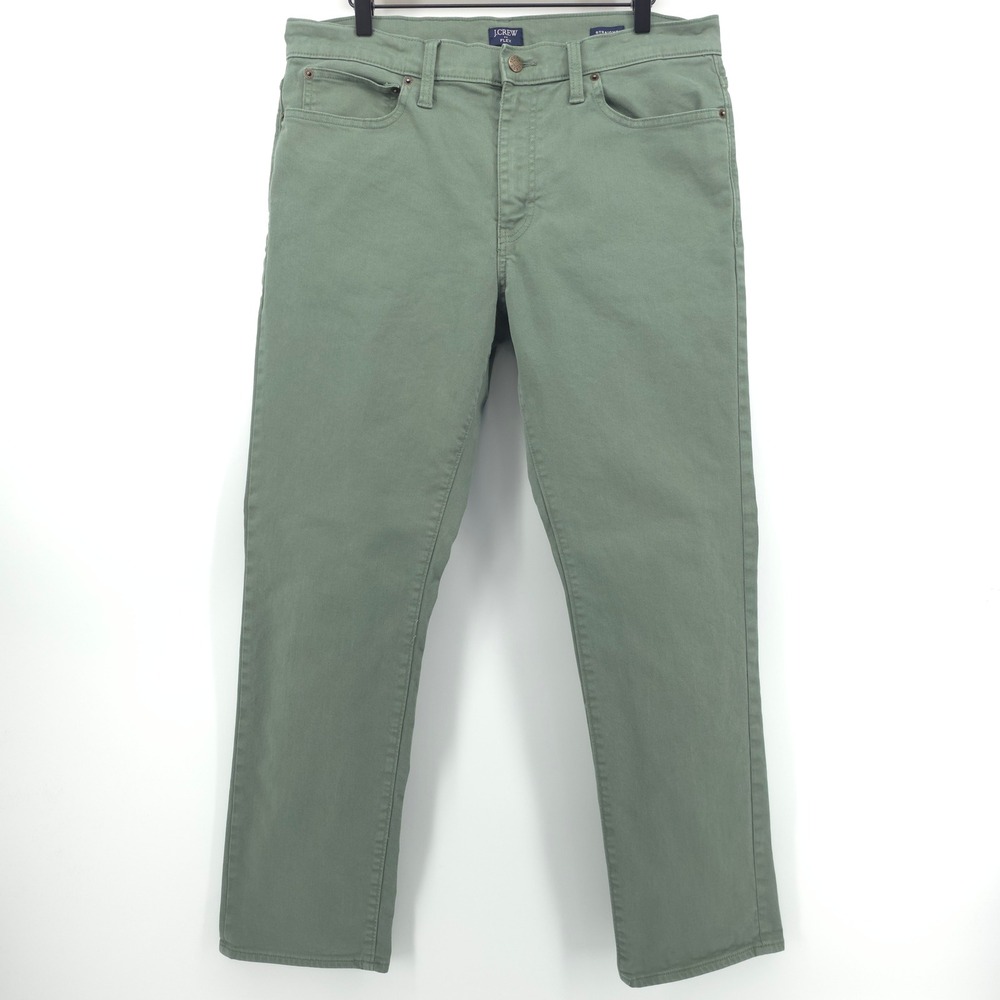 J. Crew Factory Men's Chinos in Sage Green